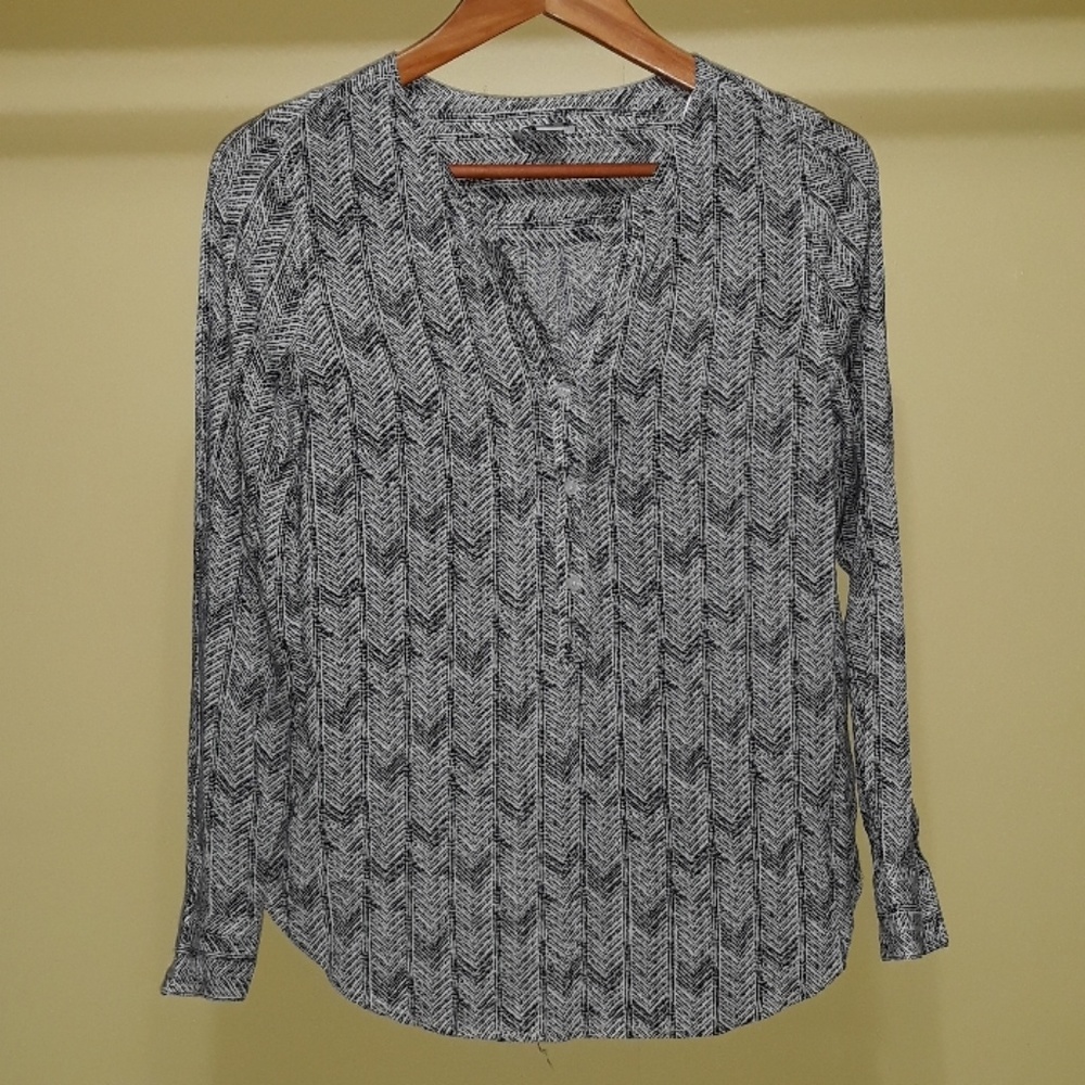 Dalia Collection Chevron Blouse